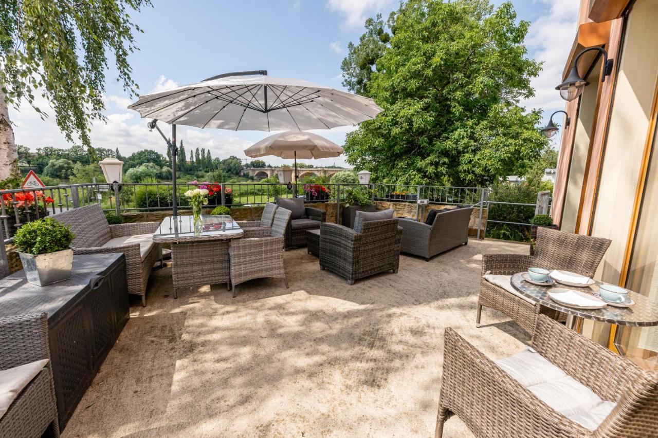 Elbpension & Ferienwohnung Saechsische Schweiz ピルナ エクステリア 写真