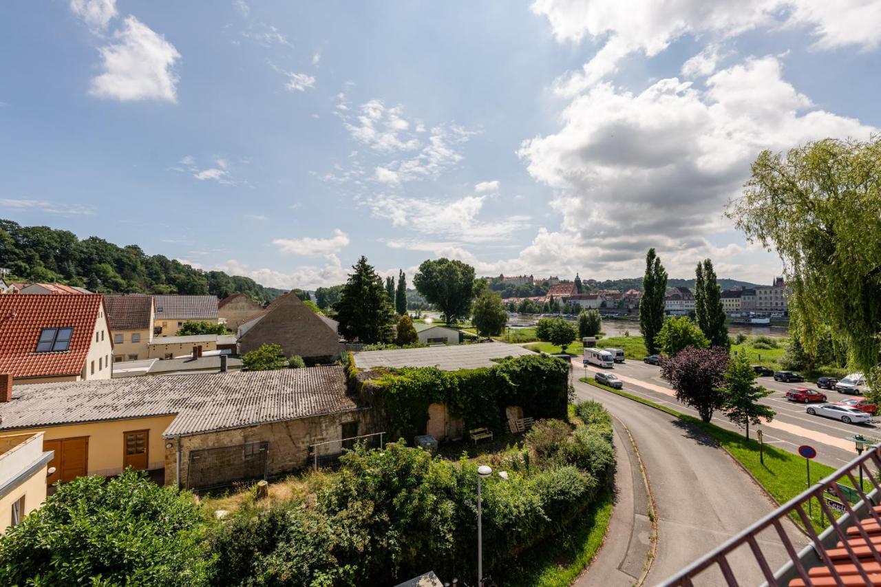 Elbpension & Ferienwohnung Saechsische Schweiz ピルナ エクステリア 写真