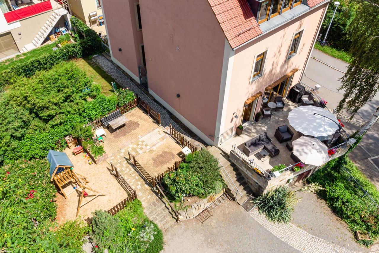 Elbpension & Ferienwohnung Saechsische Schweiz ピルナ エクステリア 写真