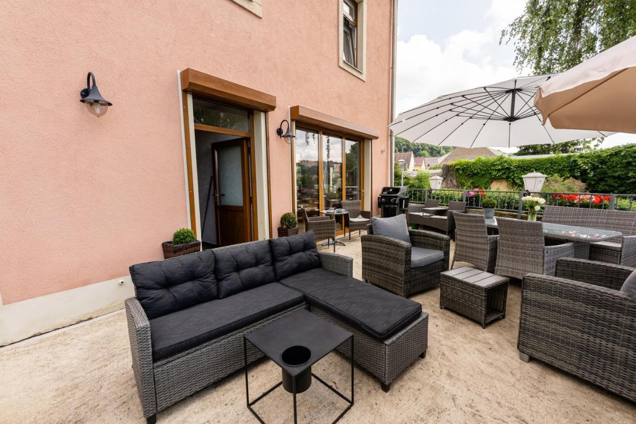 Elbpension & Ferienwohnung Saechsische Schweiz ピルナ エクステリア 写真