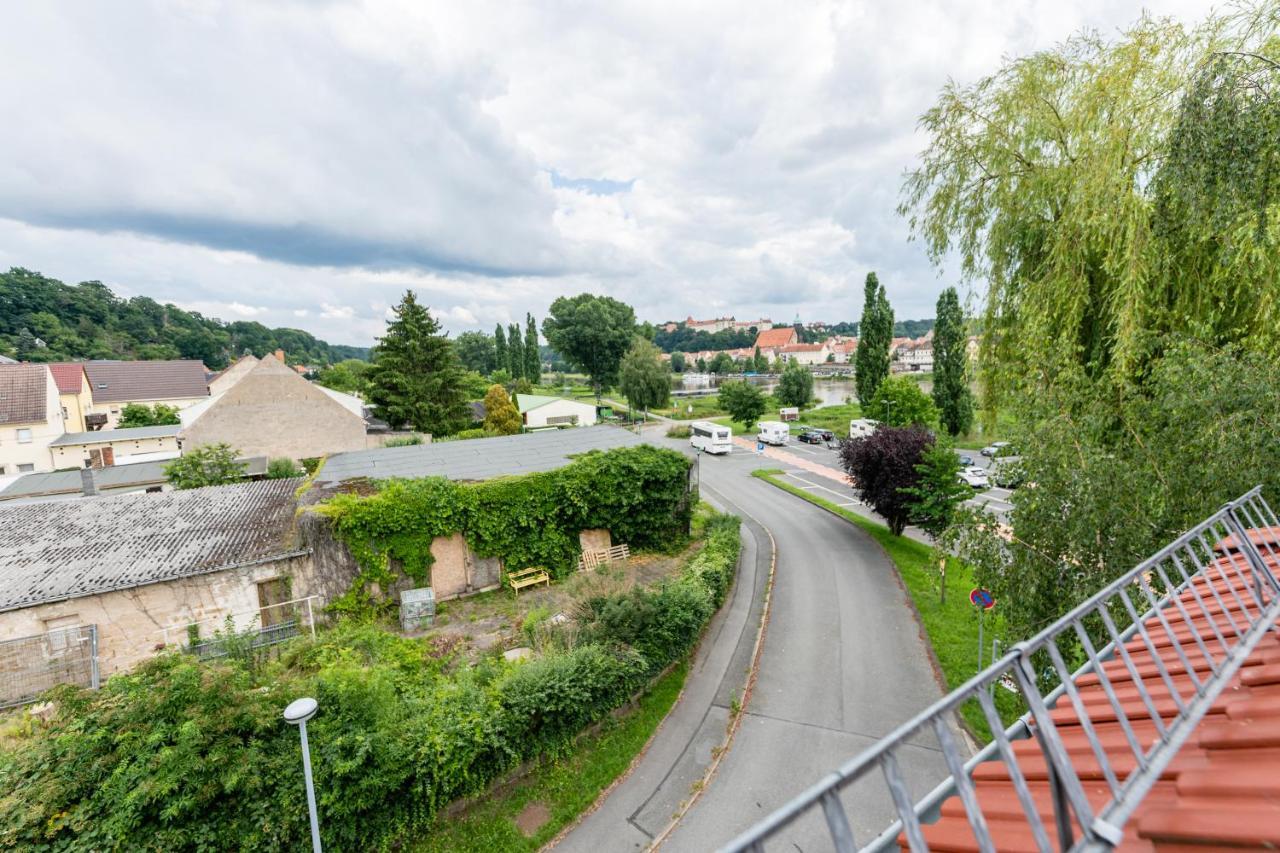 Elbpension & Ferienwohnung Saechsische Schweiz ピルナ エクステリア 写真